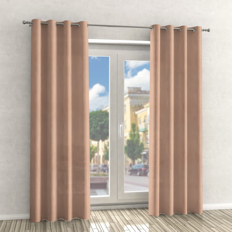 Naktinės užuolaidos, rudo atspalvio 