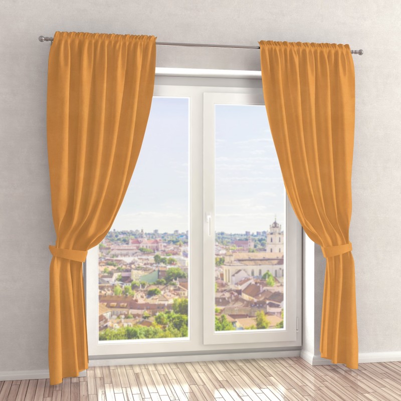 Naktinės užuolaidos, rudo atspalvio 