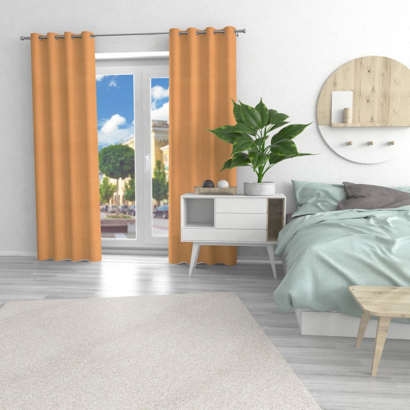 Naktinės užuolaidos, rudo atspalvio 