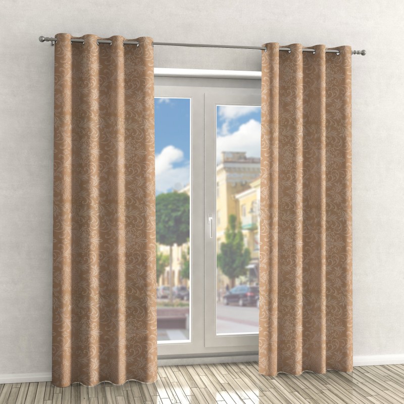 Naktinės užuolaidos, rudo atspalvio 