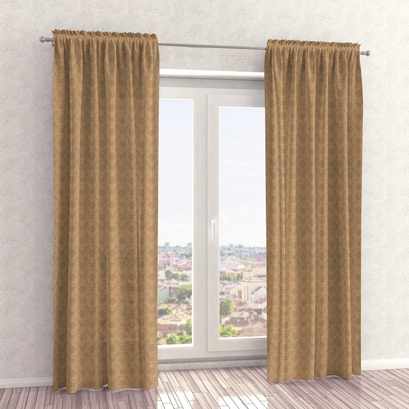 Naktinės užuolaidos, rudo atspalvio 