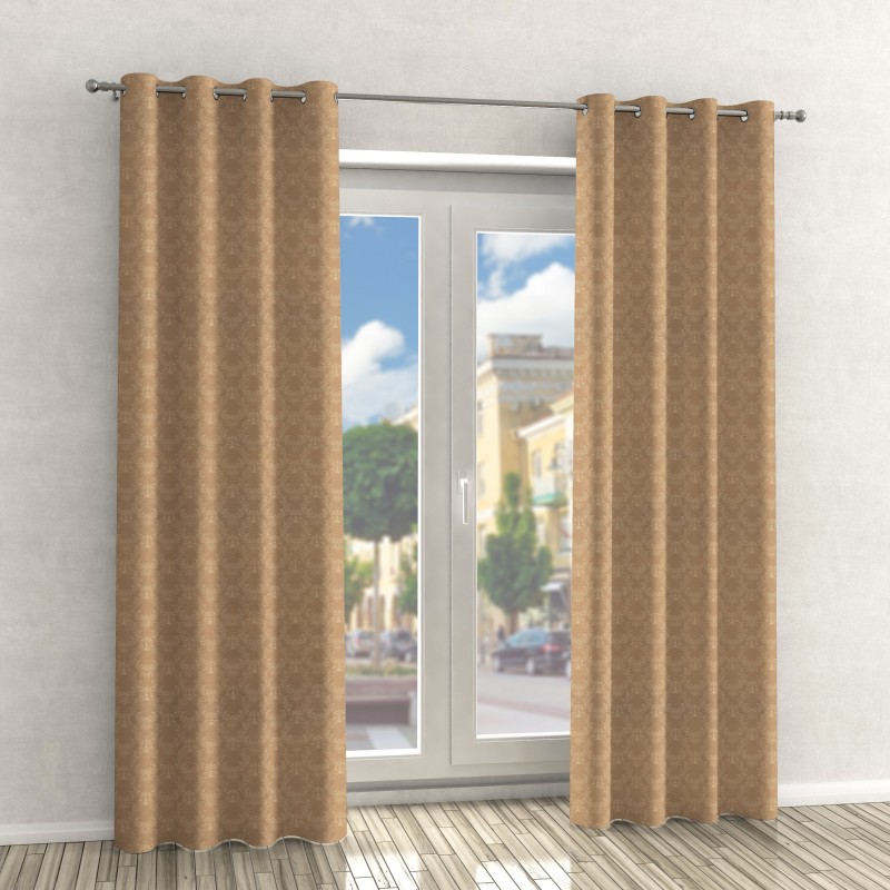 Naktinės užuolaidos, rudo atspalvio 