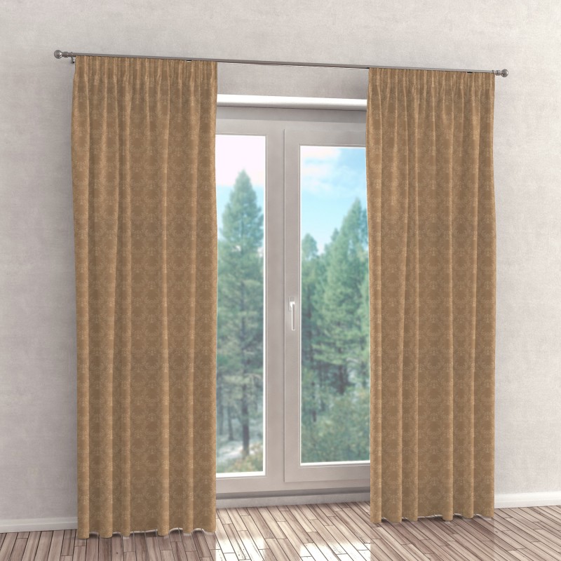 Naktinės užuolaidos, rudo atspalvio 