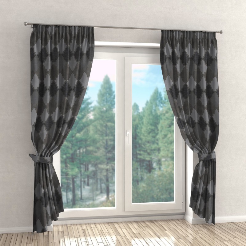 Naktinės užuolaidos, rudo atspalvio 