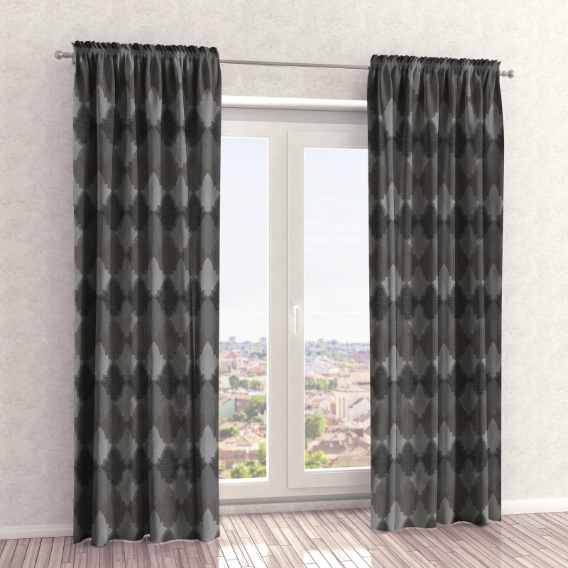 Naktinės užuolaidos, rudo atspalvio 