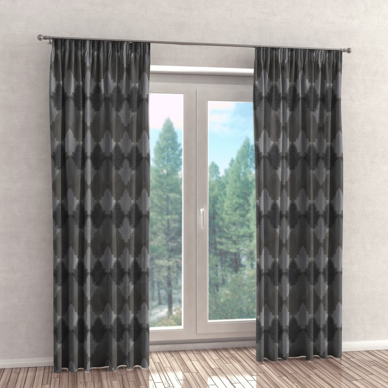 Naktinės užuolaidos, rudo atspalvio 