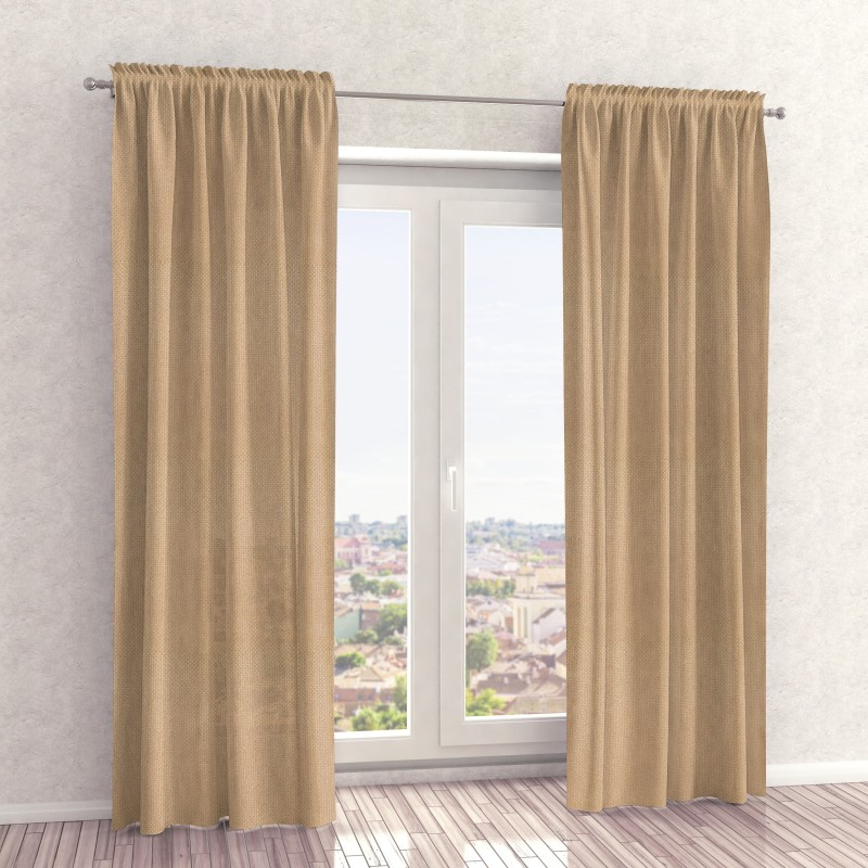 Naktinės užuolaidos, smėlio atspalvio 