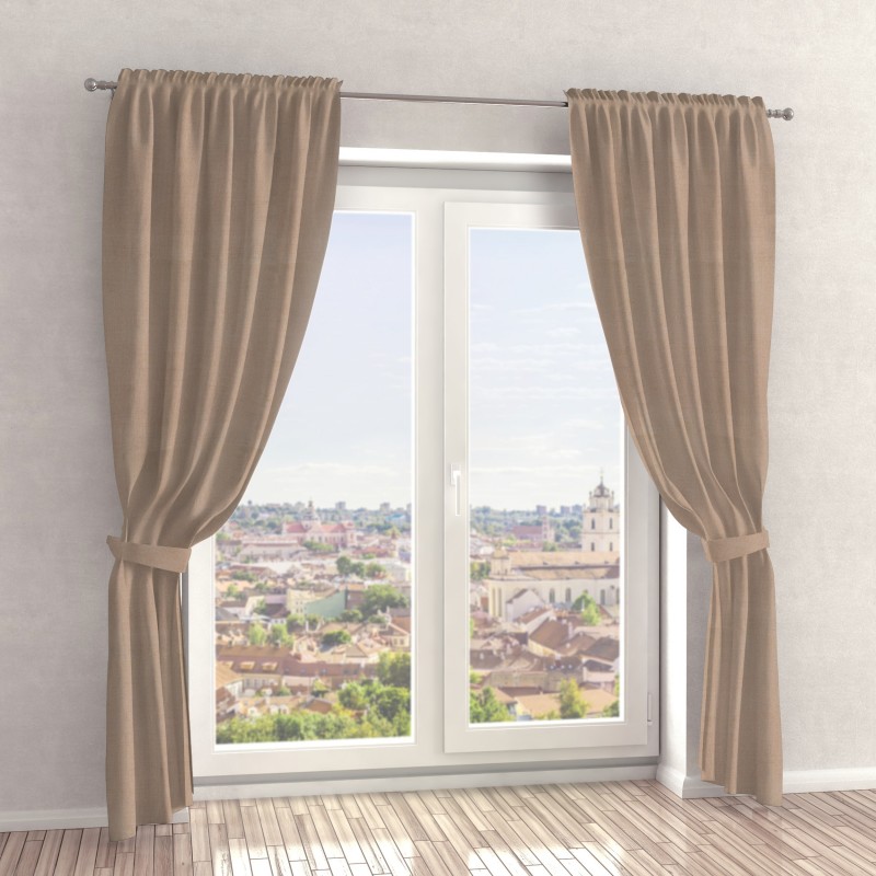 Naktinės užuolaidos, smėlio atspalvio 