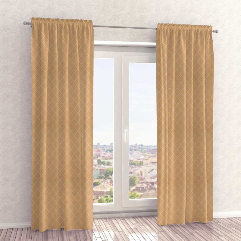 Naktinės užuolaidos, smėlio atspalvio 