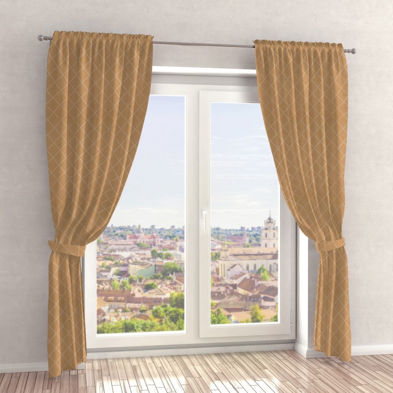 Naktinės užuolaidos, smėlio atspalvio 