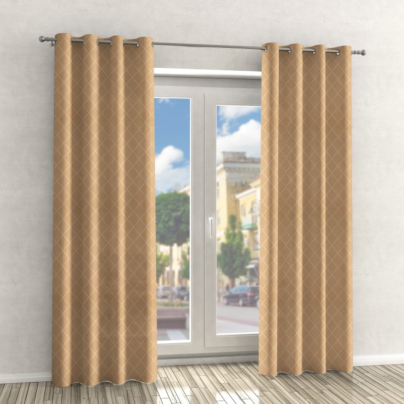 Naktinės užuolaidos, smėlio atspalvio 