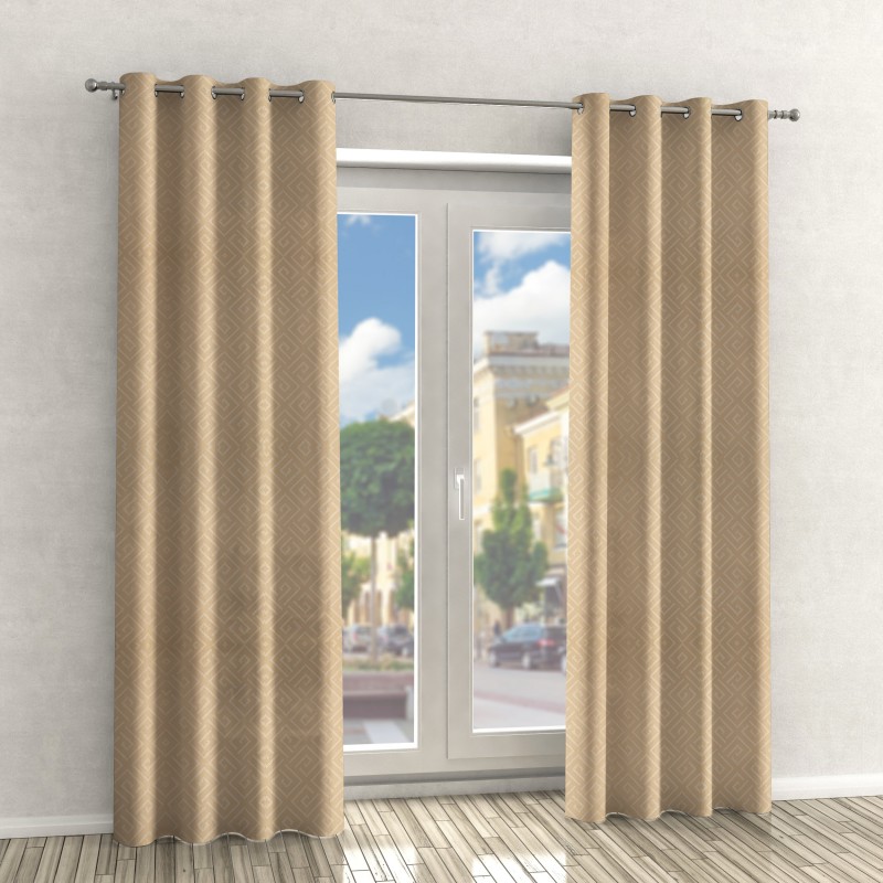 Naktinės užuolaidos, smėlio atspalvio 