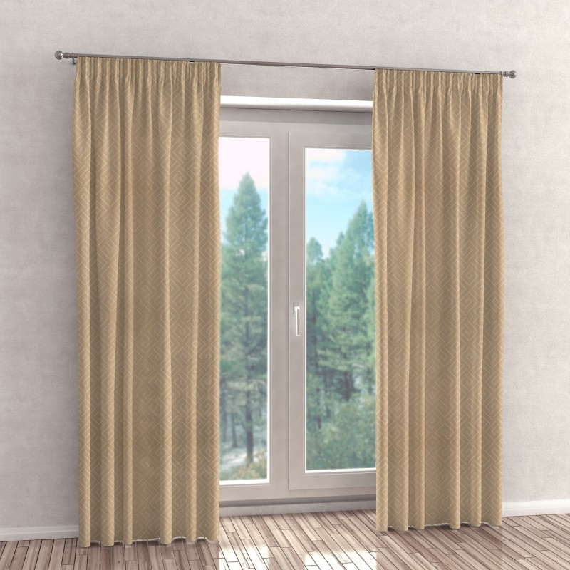 Naktinės užuolaidos, smėlio atspalvio 