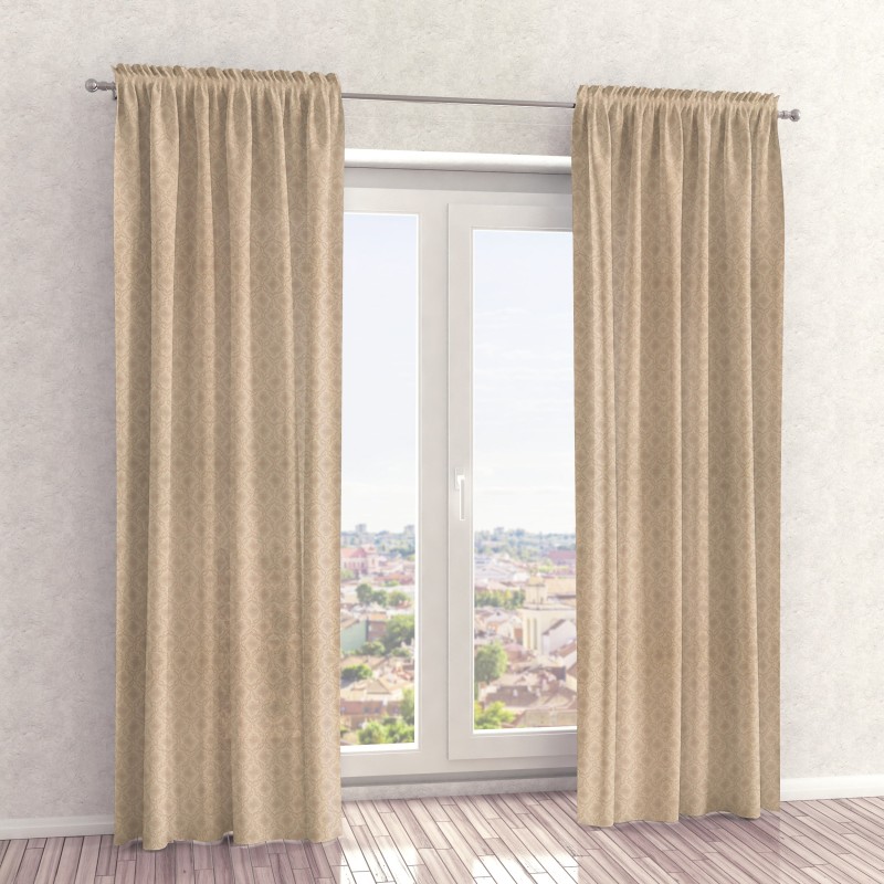 Naktinės užuolaidos, smėlio atspalvio 