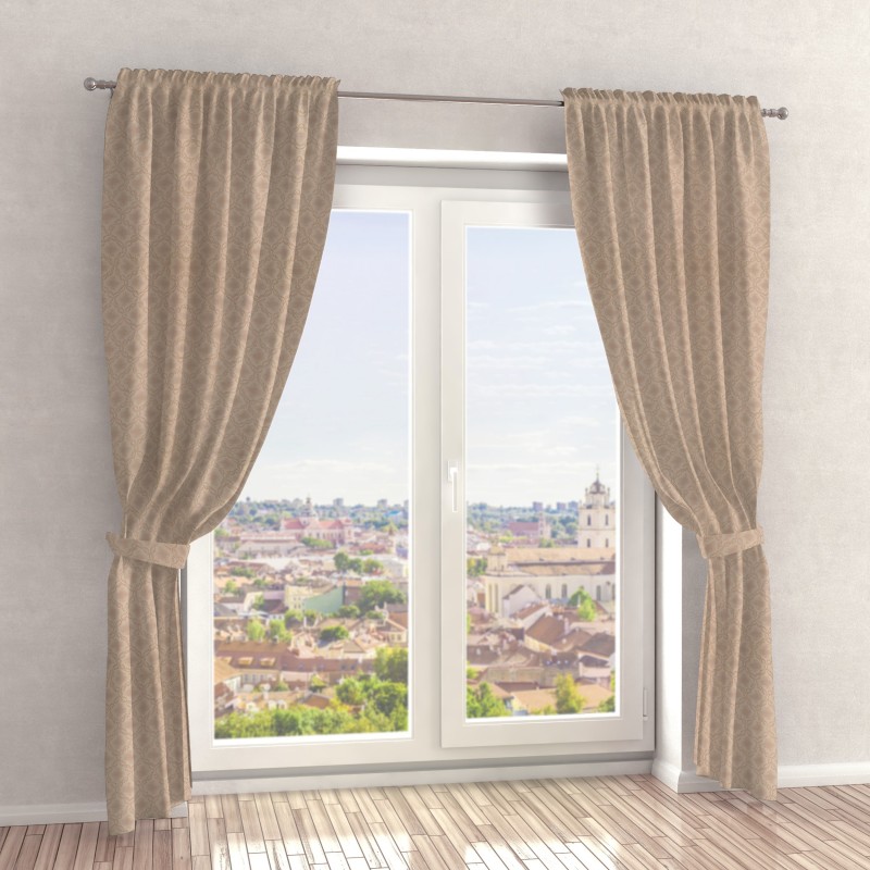 Naktinės užuolaidos, smėlio atspalvio 