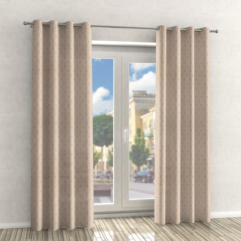 Naktinės užuolaidos, smėlio atspalvio 