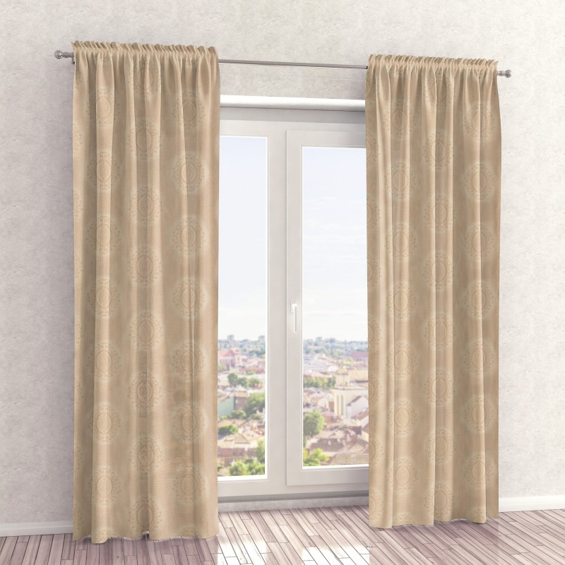 Naktinės užuolaidos, smėlio atspalvio 