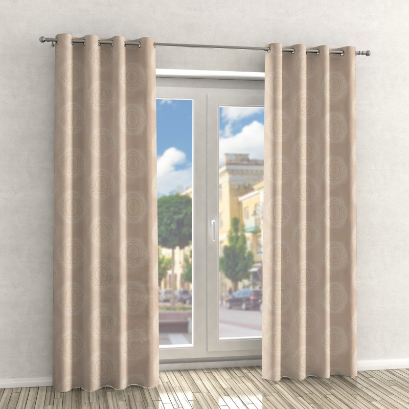 Naktinės užuolaidos, smėlio atspalvio 