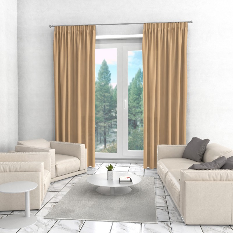 Naktinės užuolaidos, smėlio atspalvio Blackout