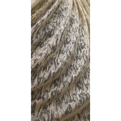 Dieninės užuolaidos, Kreminės spalvos raštuotos 