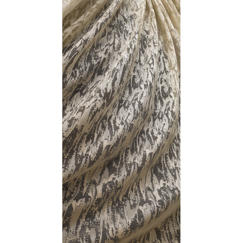 Dieninės užuolaidos, Kreminės spalvos raštuotos 