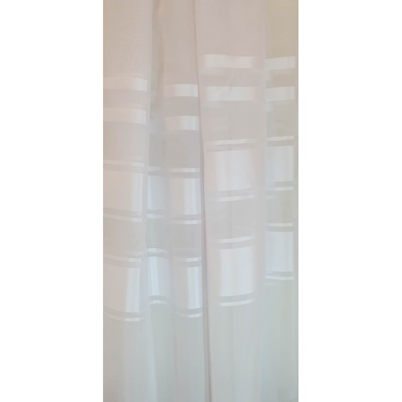 Dieninės užuolaidos, Kreminės spalvos  su juostomis