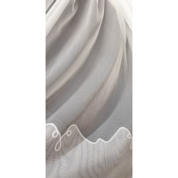 Dieninės užuolaidos, Baltos su tankesne apačia 