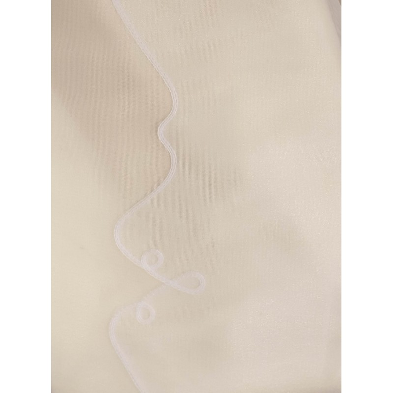 Dieninės užuolaidos, Baltos su tankesne apačia 