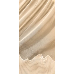 Dieninės užuolaidos, Smėlio spalvos su tankesne apačia 