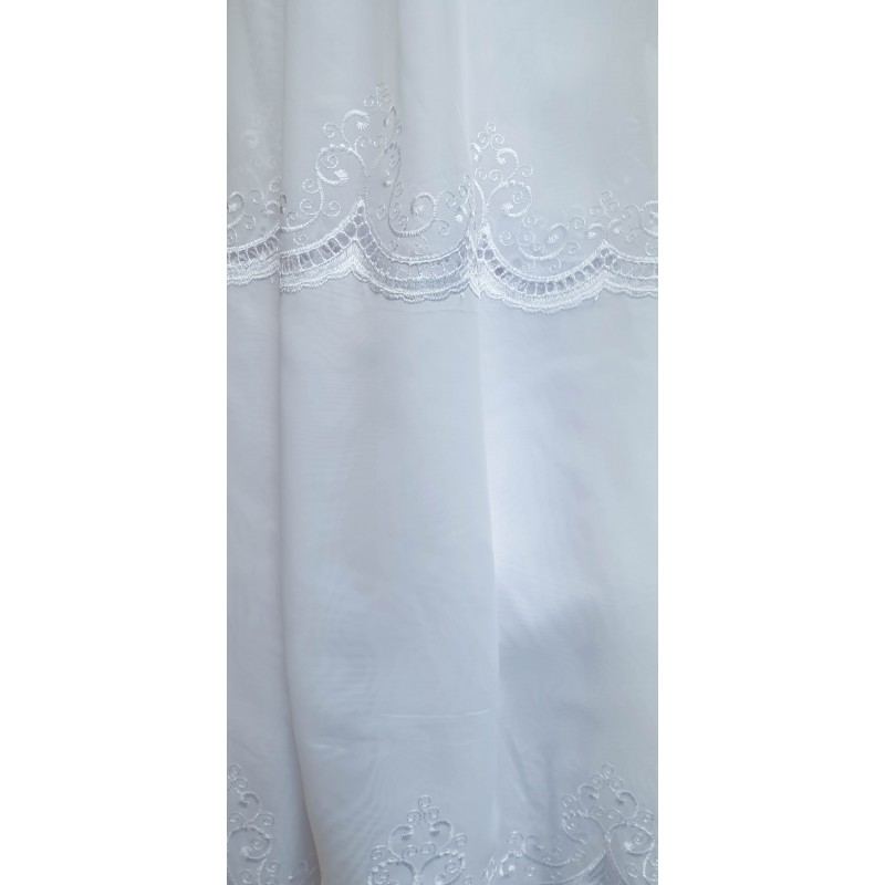 Dieninės užuolaidos, Raštuotos, melsvos užuolaidos