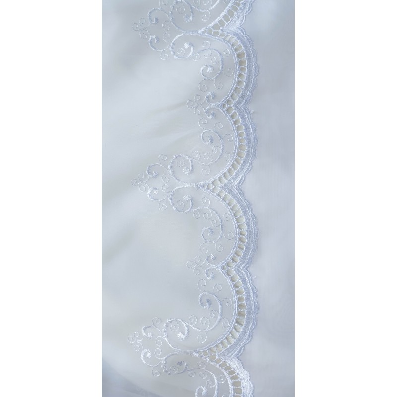 Dieninės užuolaidos, Raštuotos, melsvos užuolaidos