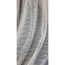 Dieninės užuolaidos, Baltos spalvos užuolaidos su raštu