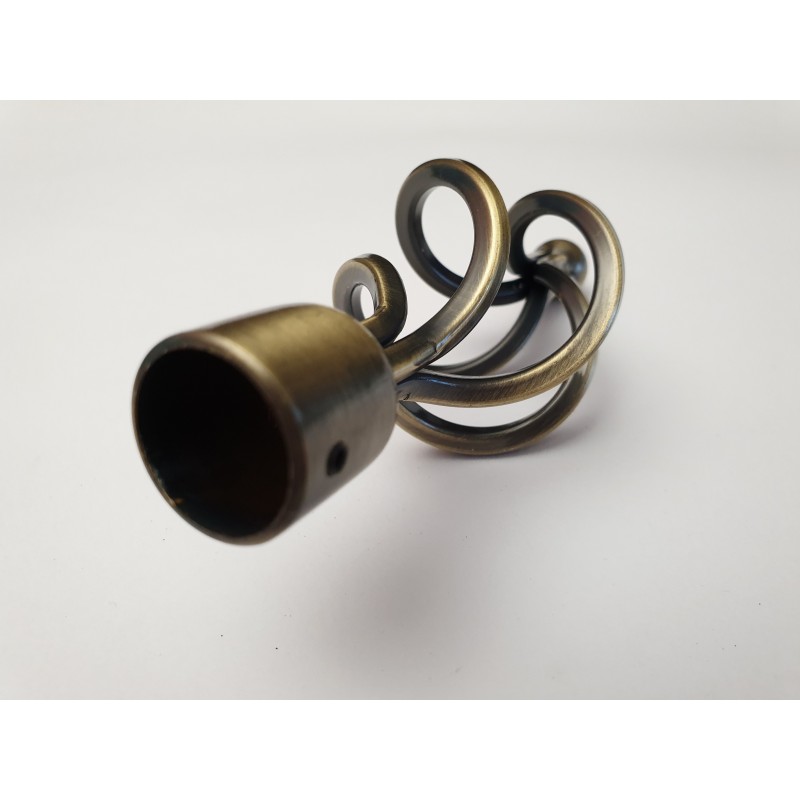 Antikinės bronzos 19mm Karūnėlės antgalis