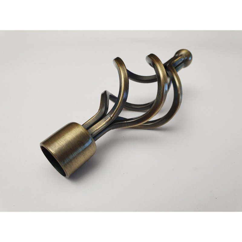 Antikinės bronzos 19mm Karūnėlės antgalis