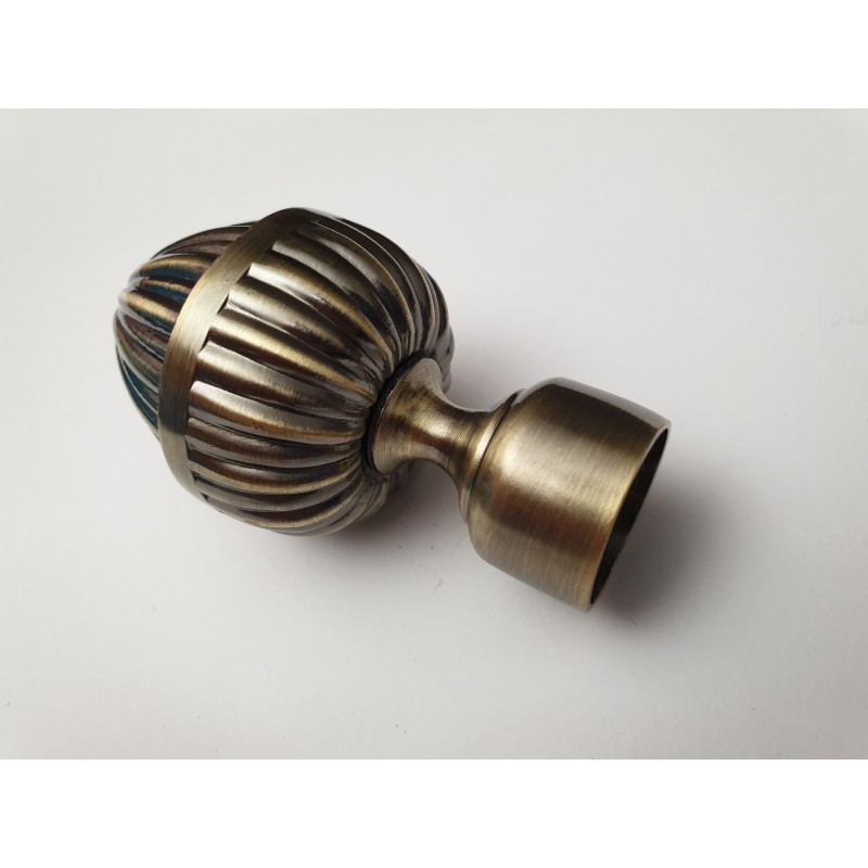 Antikinės bronzos 19mm Odeon midi antgalis