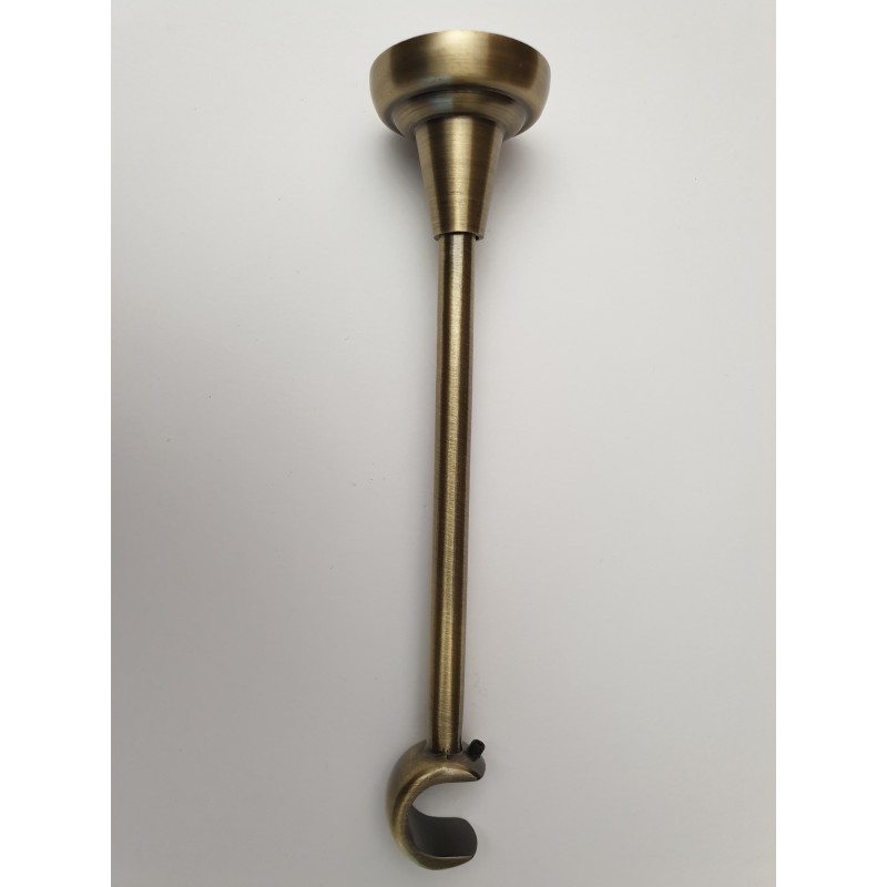 Antikinės bronzos 19mm Vienguba kojelė