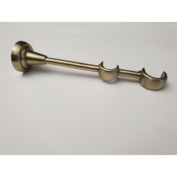 Antikinės bronzos 19mm Atviros dvigubos kojelės