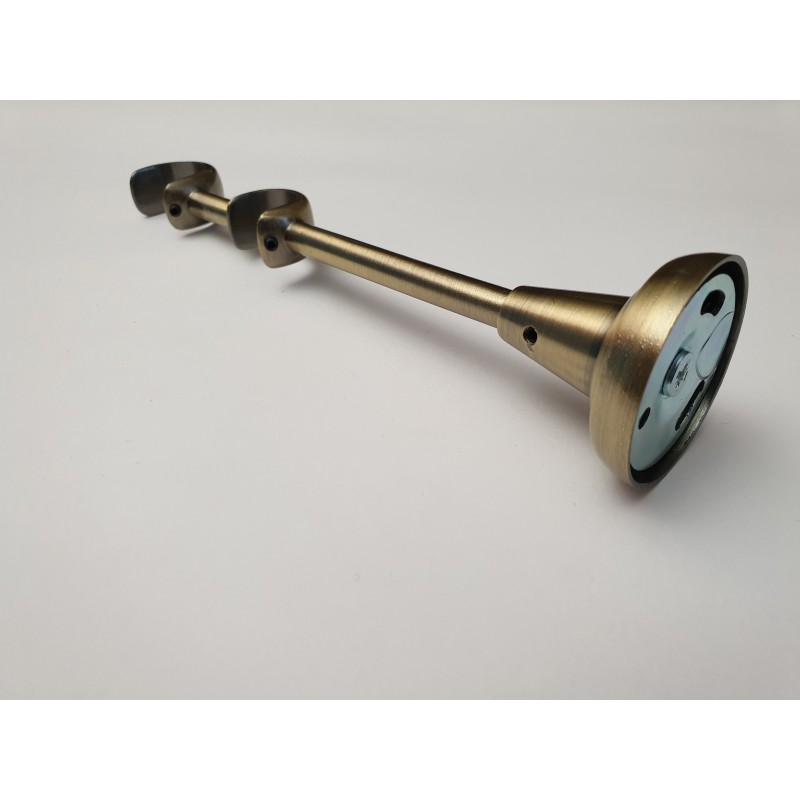 Antikinės bronzos 19mm Atviros dvigubos kojelės