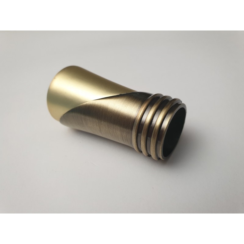 Antikinės bronzos 19mm Lara antgalis