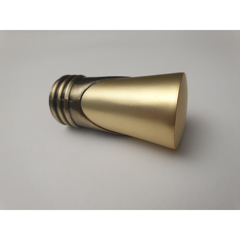 Antikinės bronzos 19mm Lara antgalis