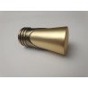 Antikinės bronzos 19mm Lara antgalis Antikinės bronzos 19mm Lara antgalis