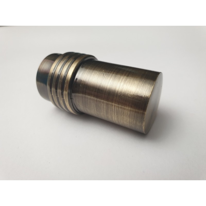 Antikinės bronzos 19mm Cillinder midi antgalis