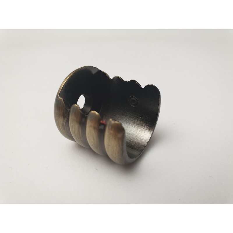 Antikinės bronzos 19mm Nišinis laikilis antgalis