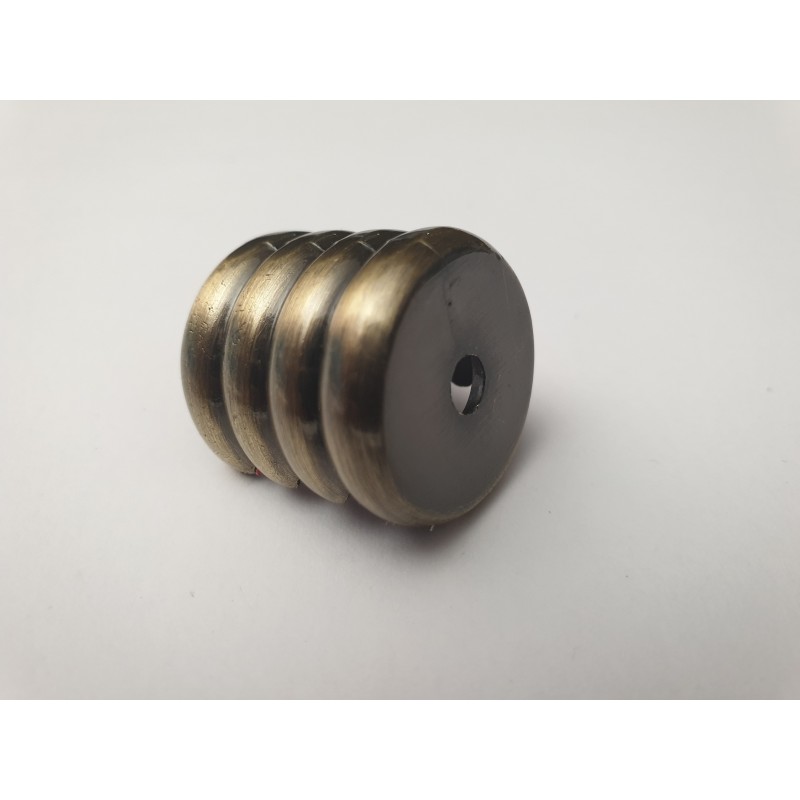 Antikinės bronzos 19mm Nišinis laikilis antgalis