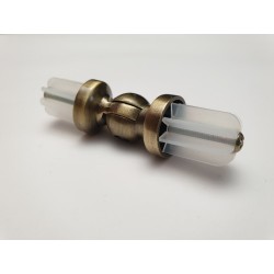 Antikinės bronzos 19mm Kampas antgalis