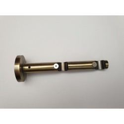 Antikinės bronzos 19mm Dviguba apvali kojelė lazdai