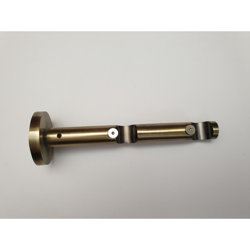 Antikinės bronzos 19mm Dviguba apvali kojelė lazdai