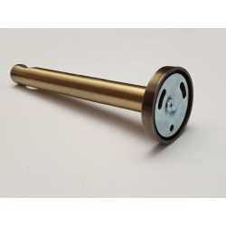 Antikinės bronzos 19mm Vienguba apvali kojelė lazdai