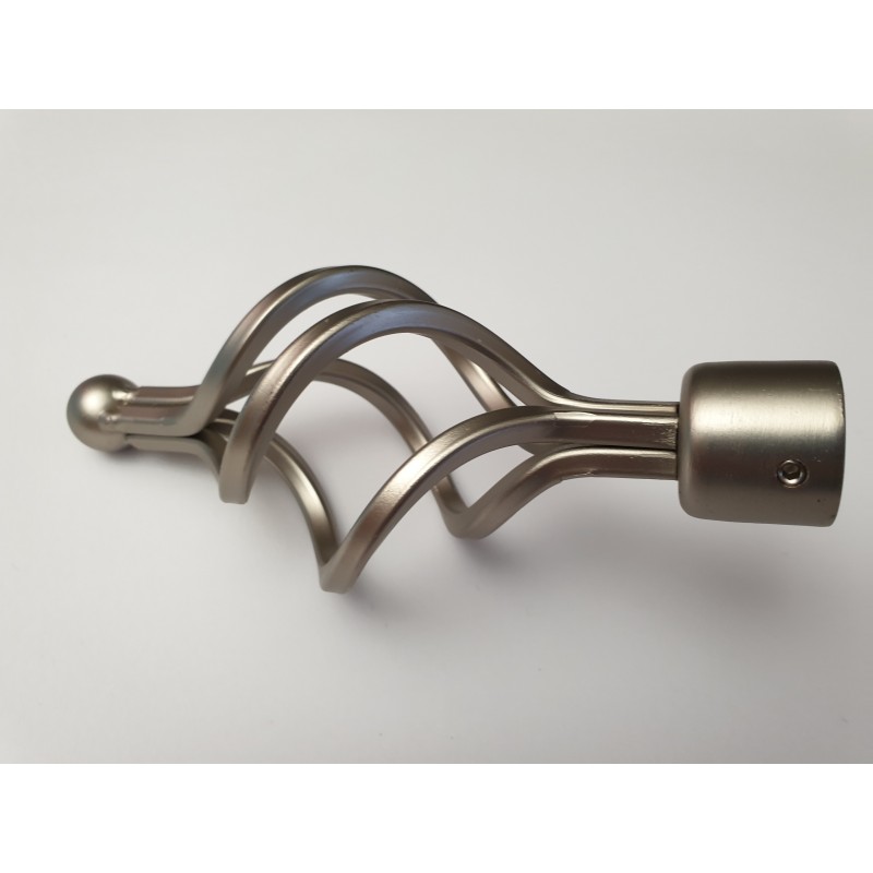 Matinio sidabro 19mm Karūnėlės antgalis