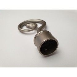 Matinio sidabro 19mm Zeus su lapeliu antgalis